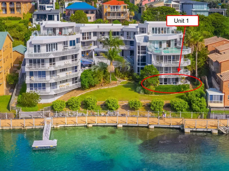 Ground floor unit with water views on Cudgen Creek