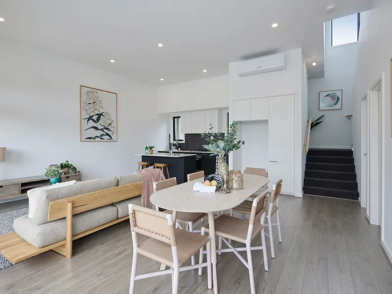 Brand new 3 & 4 bedroom townhouses designed by Rothelowman