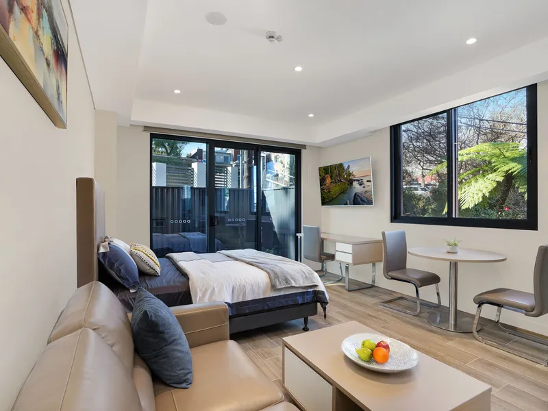 Brand new furnished boarding house studio close to station