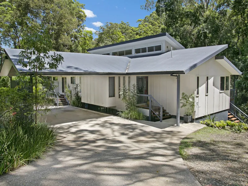 Harmonious, Modern Family Living Among the Treetops