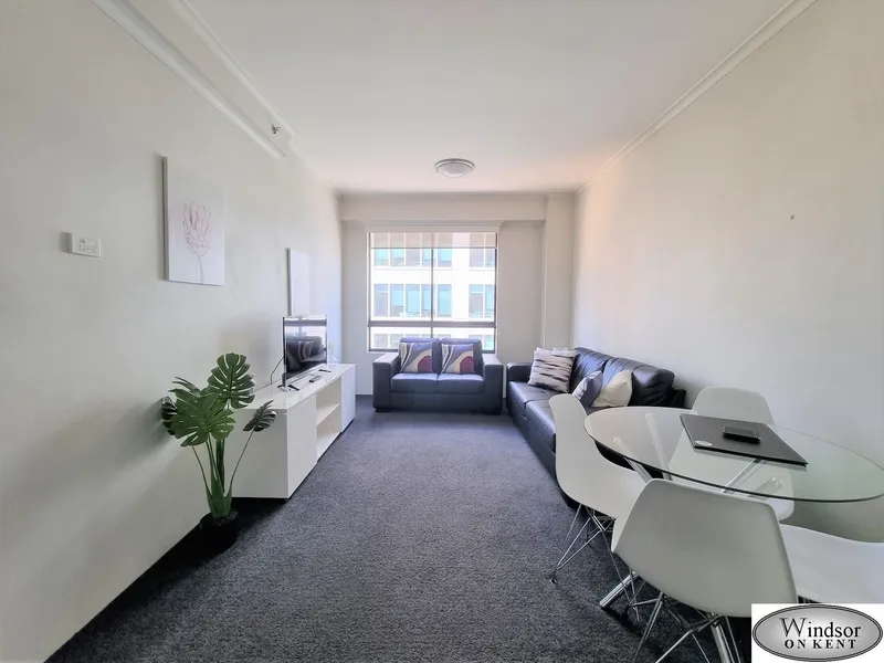 FULLY FURNISHED 1 BEDROOM APARTMENT WITH CITY VIEW IN SYDNEY CBD