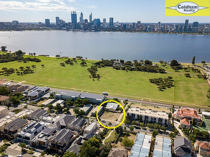 Rare Opportunity... Cleared Block with River  & City Views ! Oh So Close to Sir James Mitchell Park.