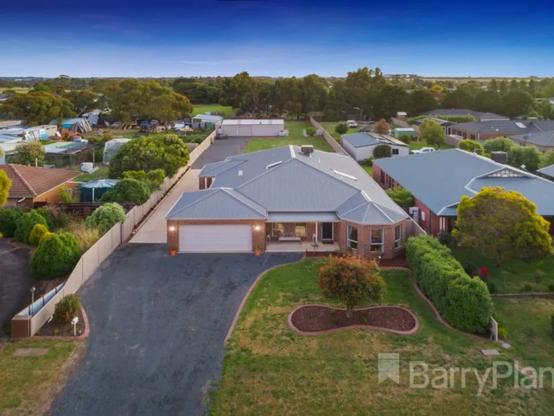 Stunning family home with views over the rural setting.