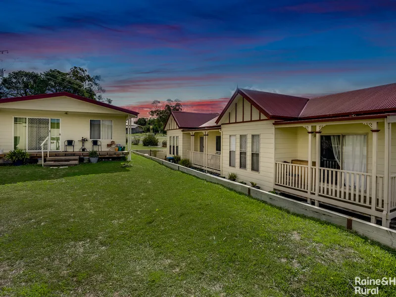 Rural Living Family Home PLUS - Self Contained Granny Flat Large Concrete Shed on Acreage