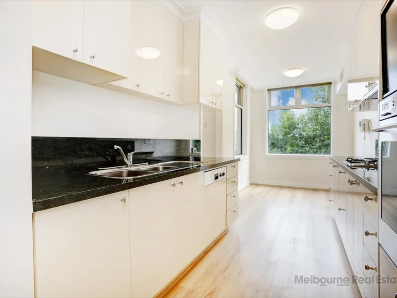 Superior Sized 5th floor apartment with Views and Quality Fixtures in the Heart of South Yarra