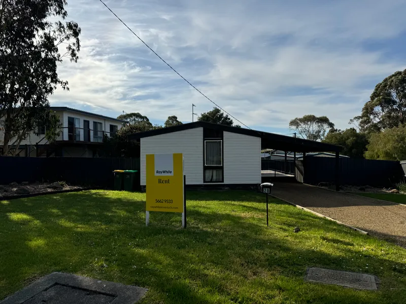 Two bedroom, one bathroom unfurnished