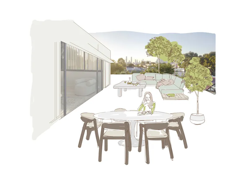 Private Roof Top Garden with City Views