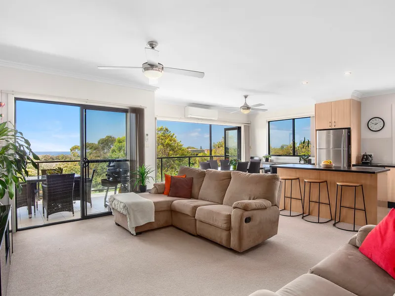 Ocean and country views