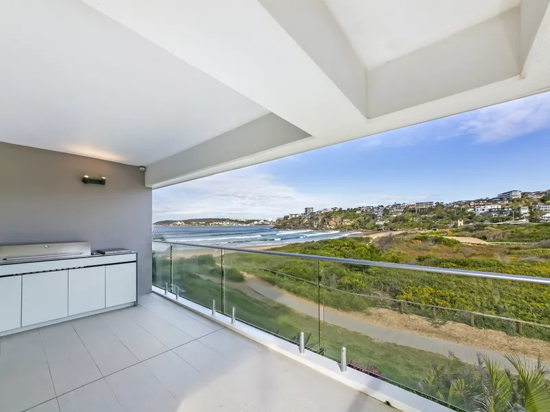 Furnished apartment is fantastic beachside location