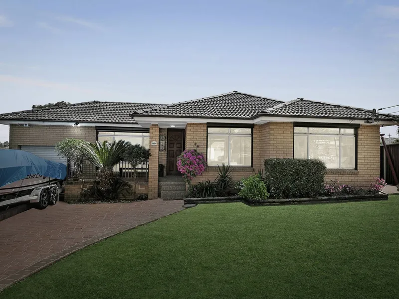 Sunlit home with prime rear north aspect offering year-round entertaining