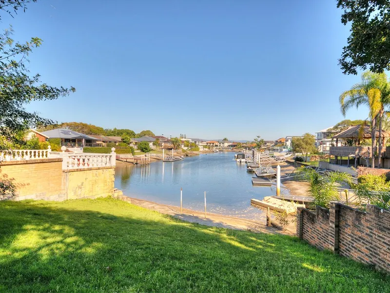 Waterfront home with open plan living!