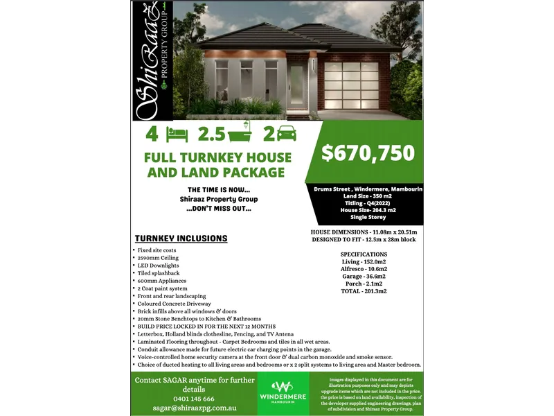 FULL TURNKEY HOUSE AND LAND PACKAGE