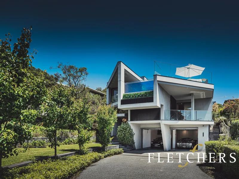 Epic, Ultra-Contemporary Blairgowrie Beach Residence; Indulgent Rooftop Poolside Entertaining With Breathtaking Water Views