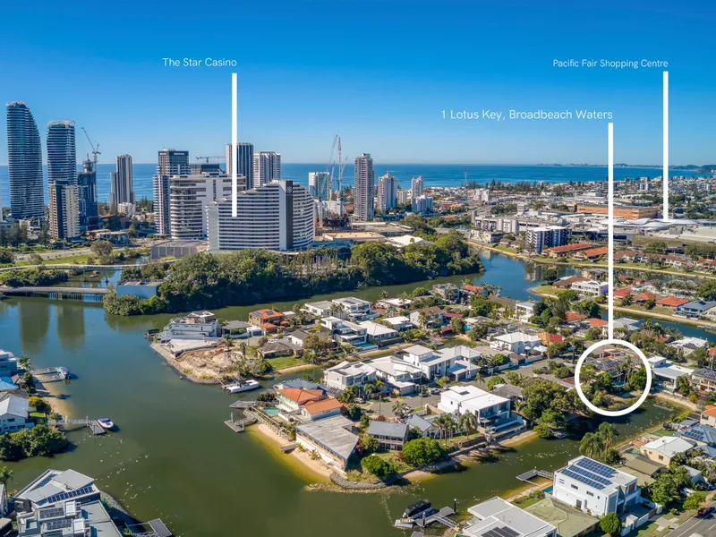 Your own private waterfront oasis with city views & premier location