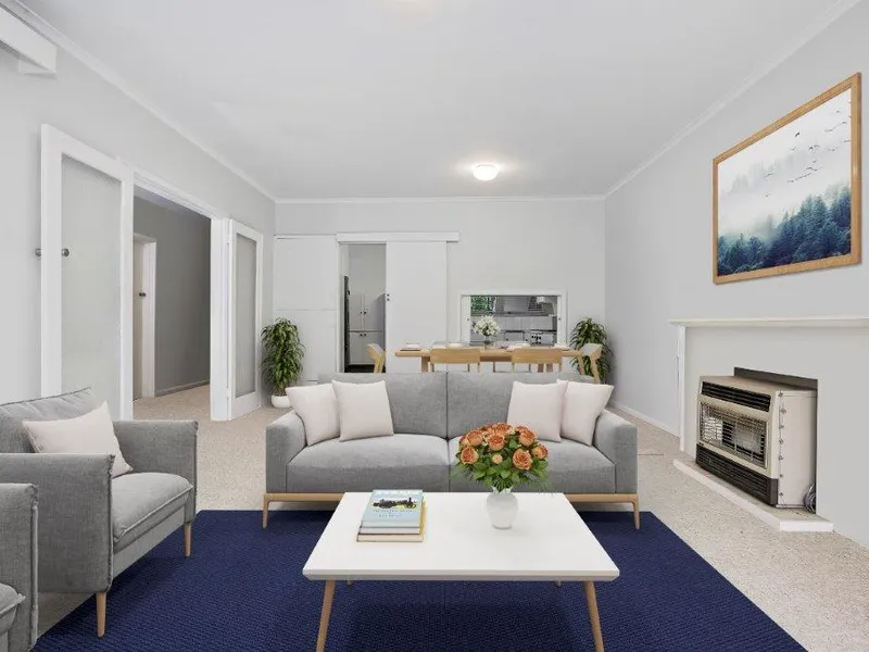 Huge two bedroom elevated ground floor apartment.