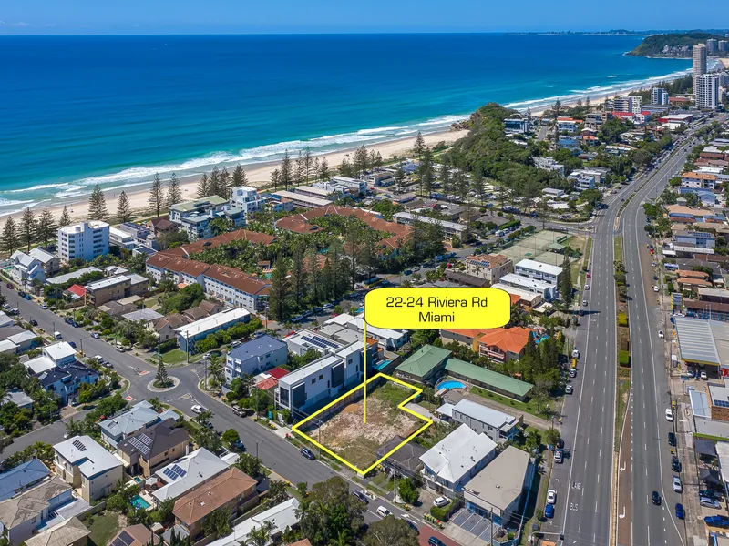 Miami Beachside Double Redevelopment Site