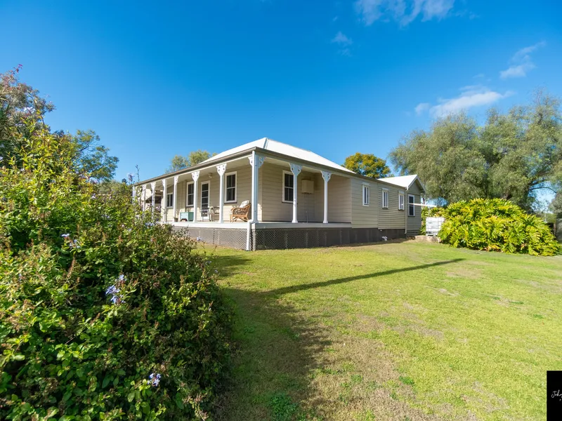 WEATHERBOARD CHARACTER HOME ON ACREAGE