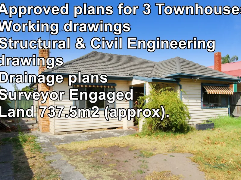 DEVELOPMENT SITE READY TO BUILD. ATTENTION ALL DEVELOPERS