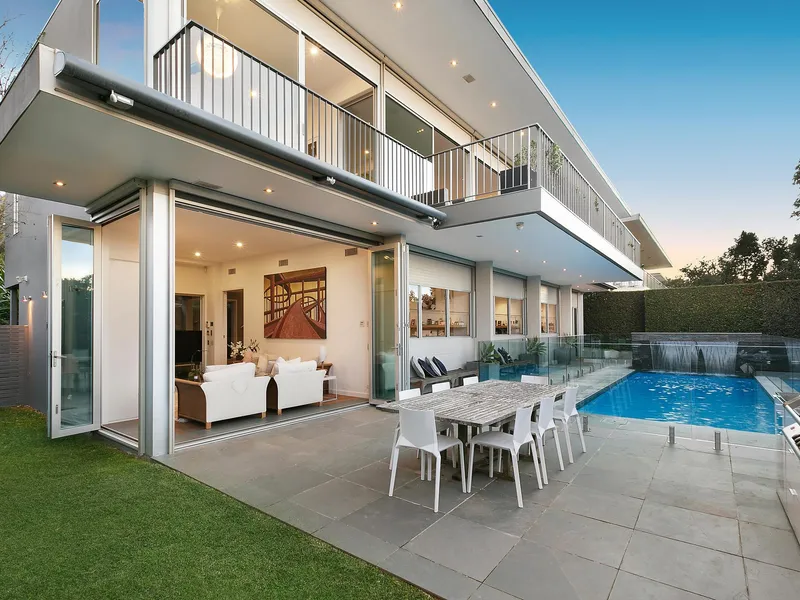 Masterpiece water view home teeming with luxury inclusions
