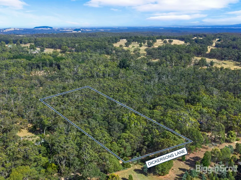 5 Acre Bush Allotment Central to Daylesford, Woodend, Kyneton