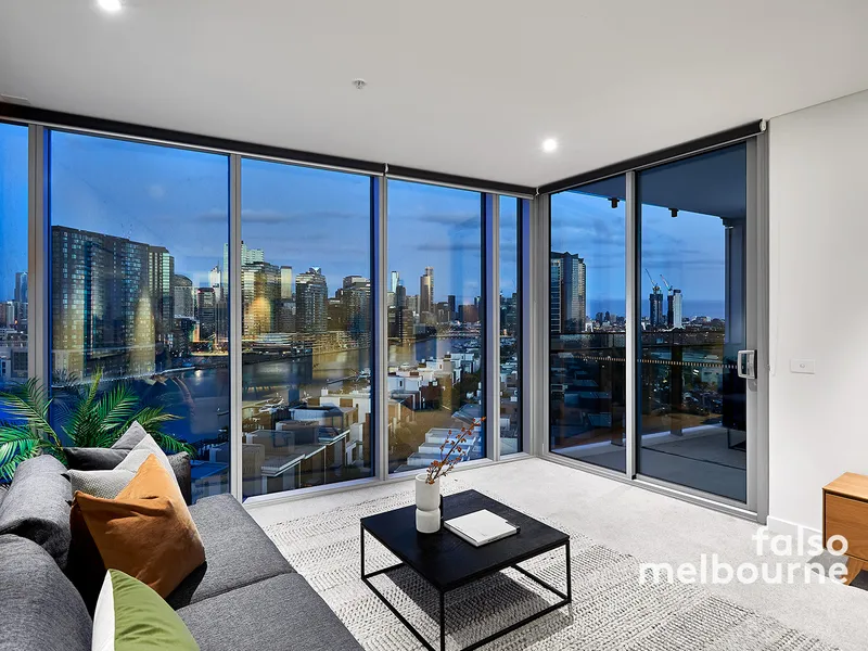 This is waterfront luxury on Melbourne's UP Side