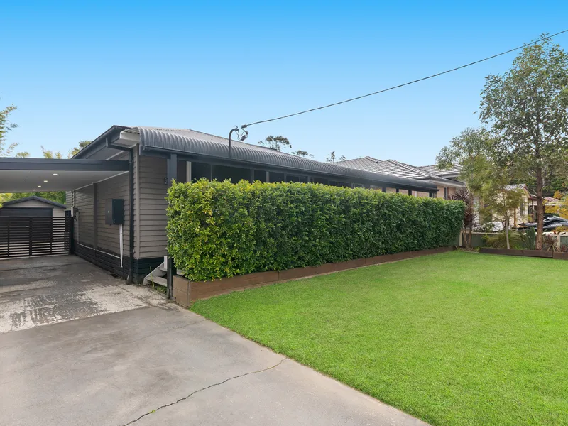 Single level home with spacious entertaining deck