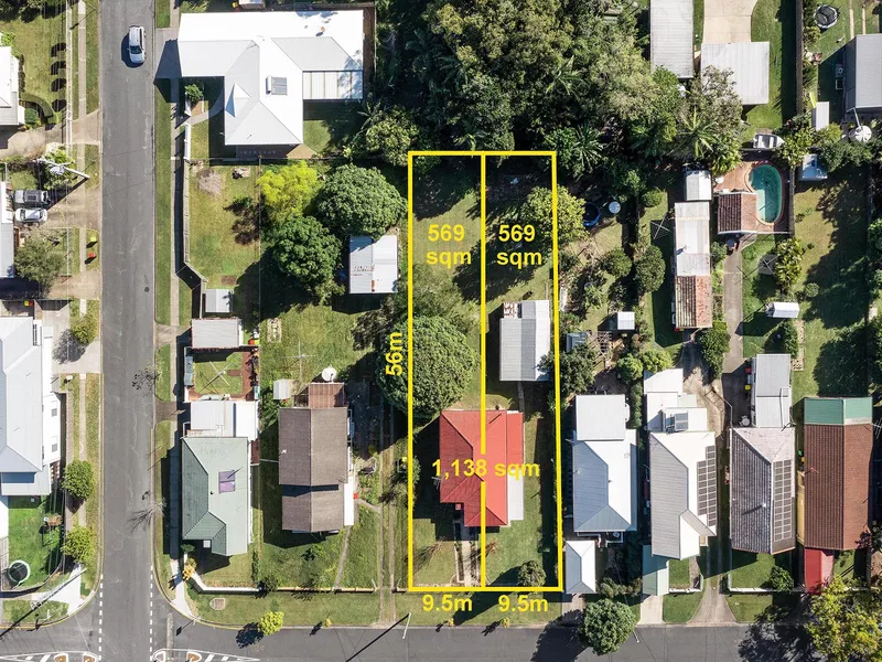 Original Post-war Home on Rare Double Block with Exciting Scope!