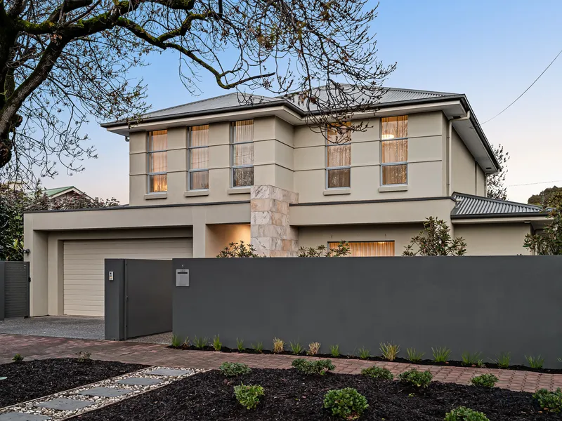 Stylish executive living with 3 street frontages and impressive proportions