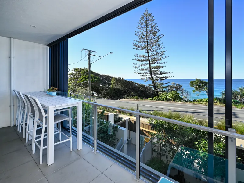 What an opportunity to live on the beautiful Coolum Beach front!