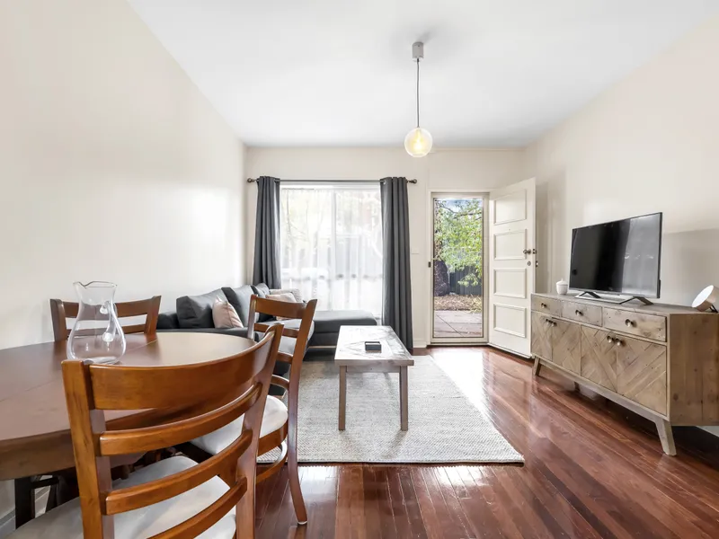 Updated ground floor unit in premium locale