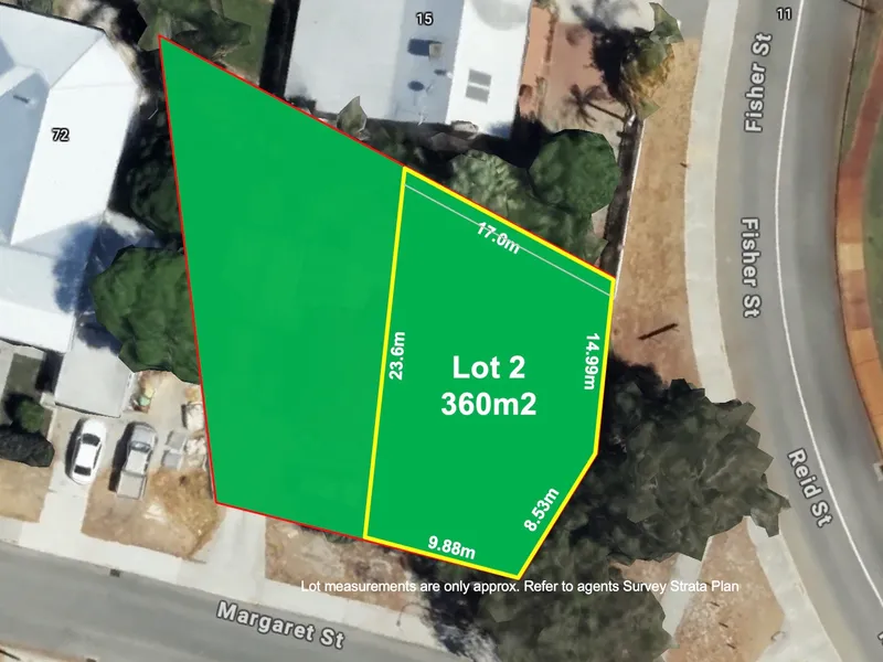 Corner 360m2 Land