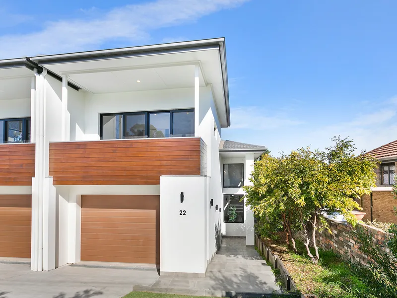 Stunning near new duplex in a prized Ryde position