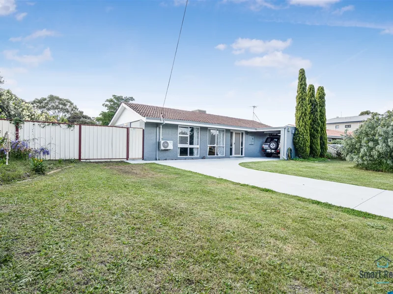 Sweet 3 bedroom family home on large block with powered workshop!