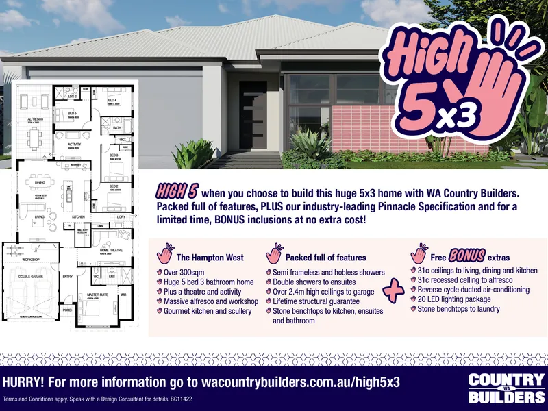 Family Package on 1000m2 Block!