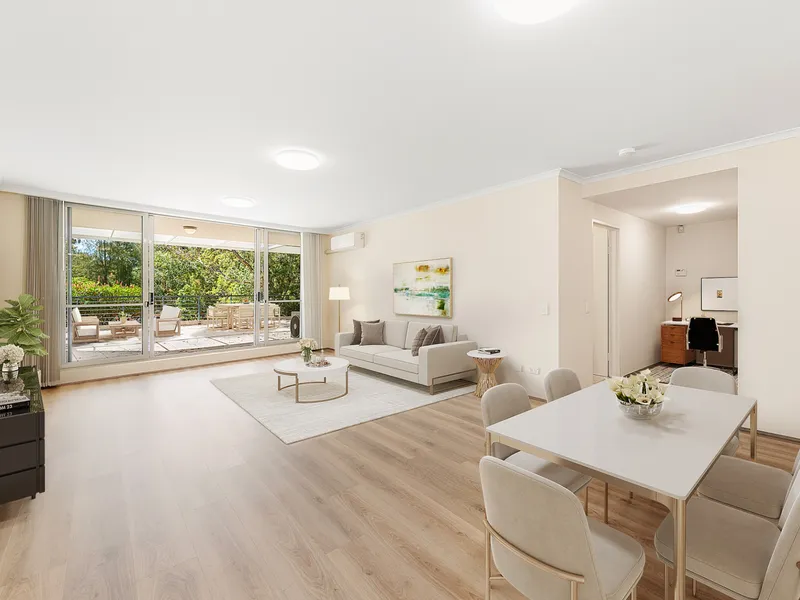 FABULOUSLY UPDATED LIFESTYLE UNIT, HUGE TERRACE, PARKFRONT + DOUBLE PARKING!