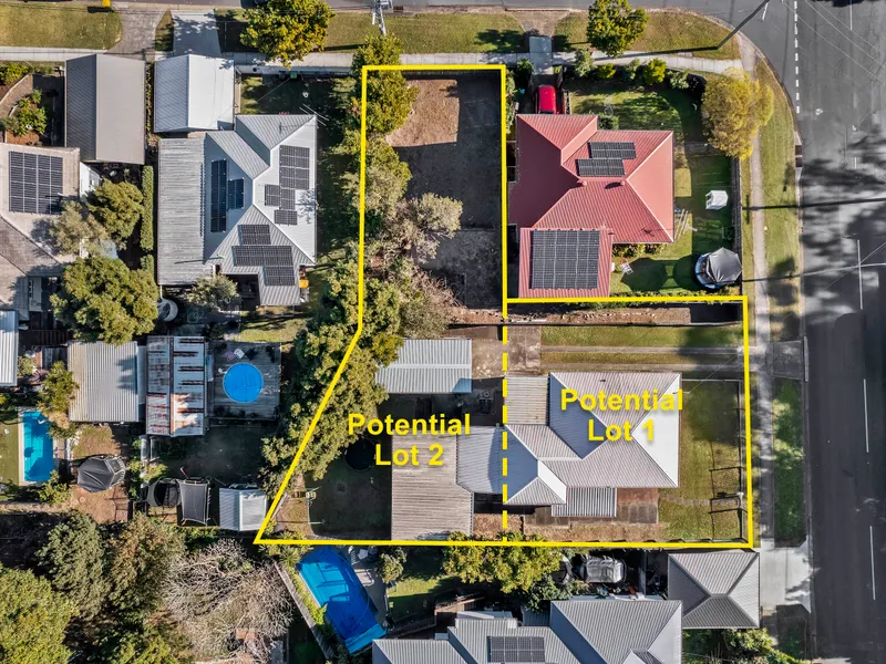 RARE OPPORTUNITY: EXCEPTIONAL PROPERTY WITH DUAL STREET FRONTAGES - SUBDIVIDE, INVEST OR MOVE IN & ENJOY 893SQM