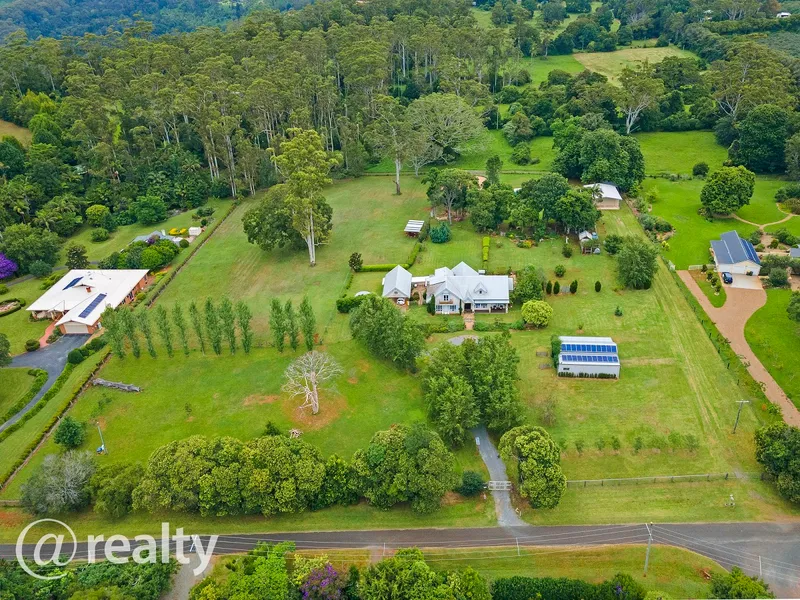 Stunning French Colonial Home on 5+ Fully Fenced Flat Usable Acres with 2 Sheds, Horse Paddocks, Bore and Solar