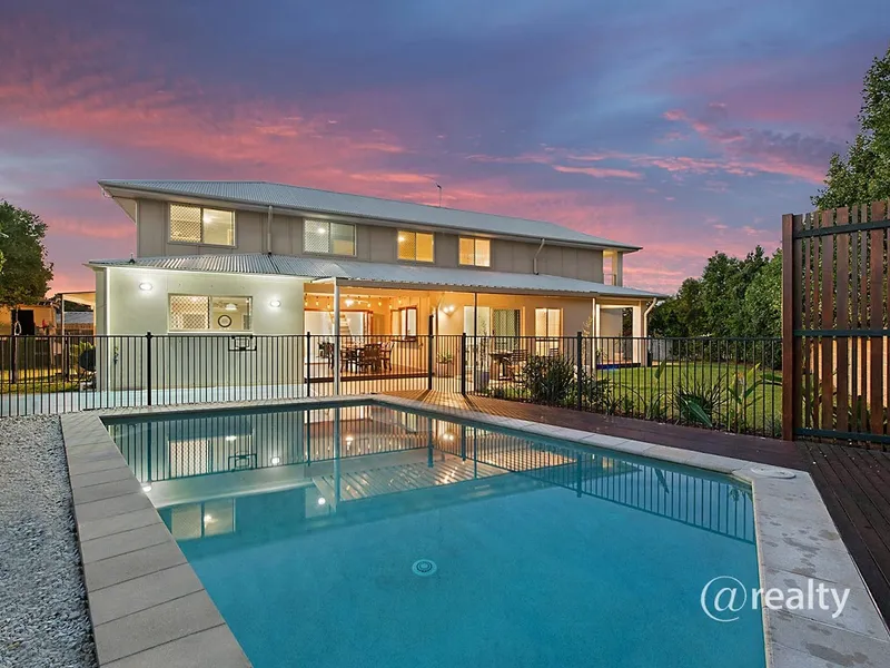 MASSIVE 381m2 WARNER LAKES ENTERTAINER’S JEWEL! 4 LIVING AREAS + POOL + GREAT YARD SPACE + SIDE ACCESS!  