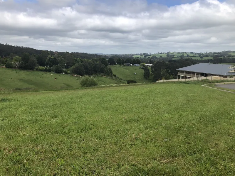 Fully titled land with views of rolling hills…………