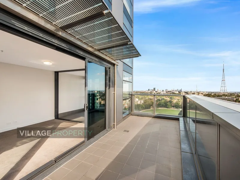 Unique & Oversized One Bedroom + Study with Stunning City Views 