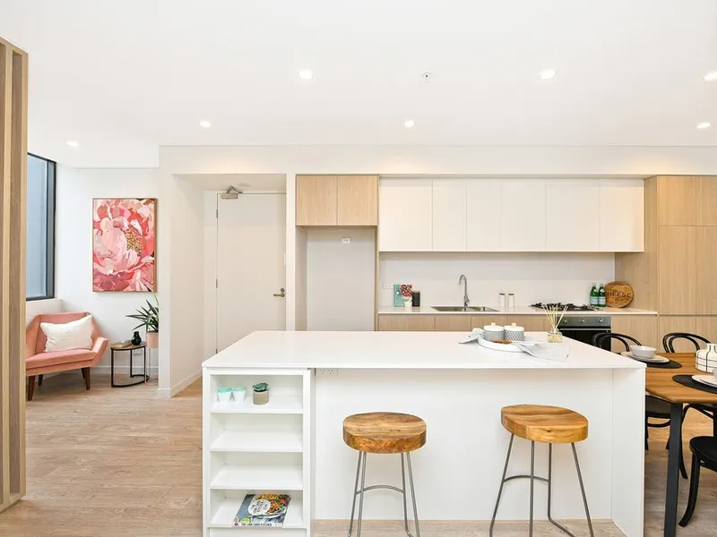 Light-filled modern living with spacious balcony | Two Bedrooms