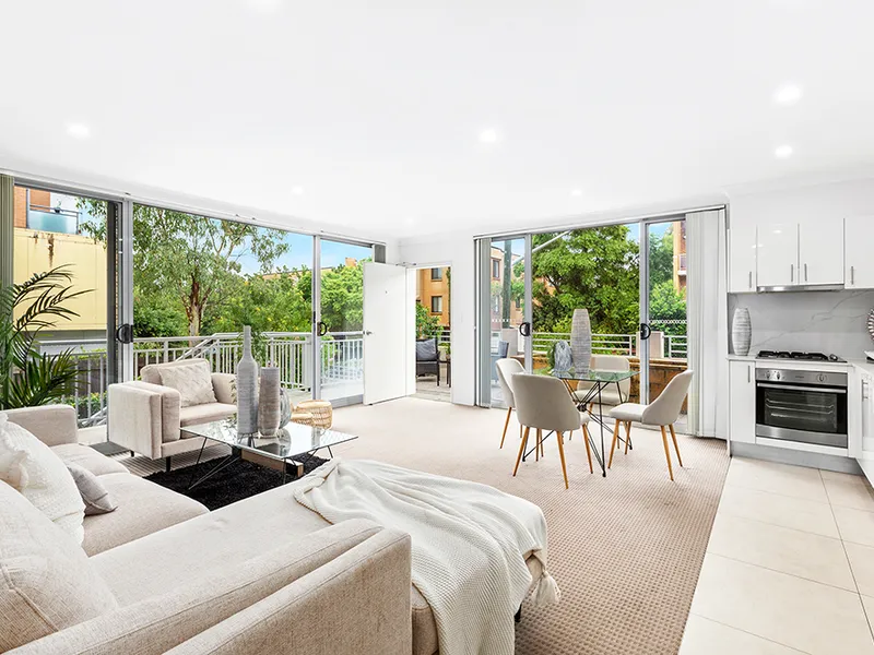 Ground floor courtyard two bedroom refreshed apartment in the heart of Westmead with low strata levies