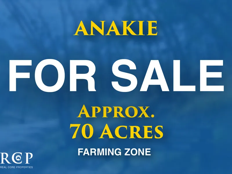 Rare opportunity to secure a large farming parcel !