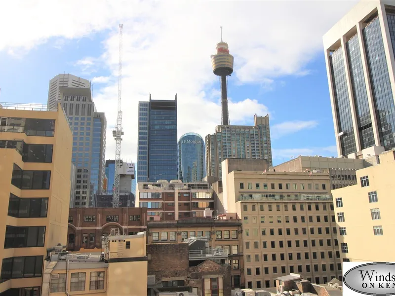 Fully Furnished Large 2 Bedroom Apartment with City View in Sydney CBD