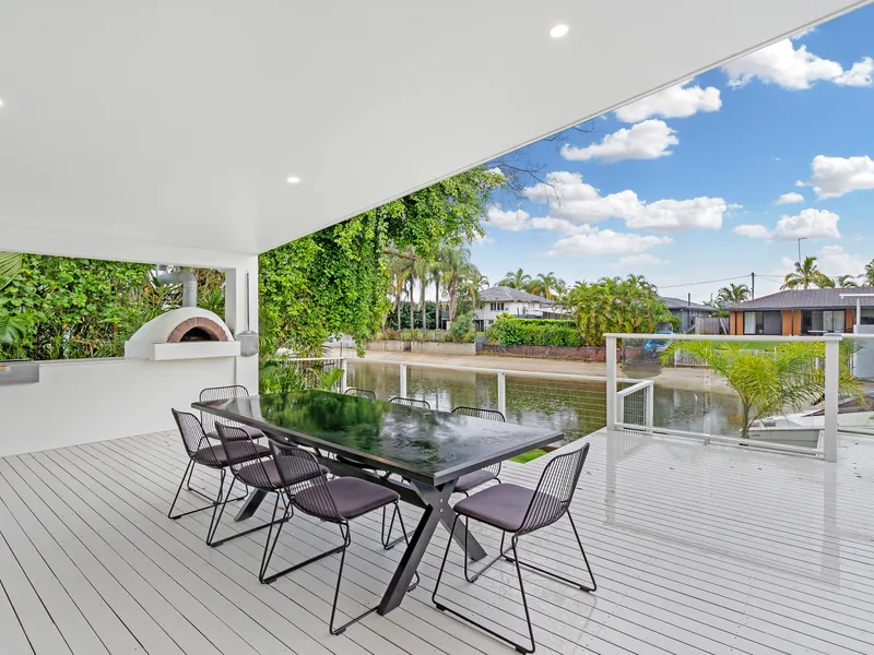 Luxurious canal-front living offering style and comfort