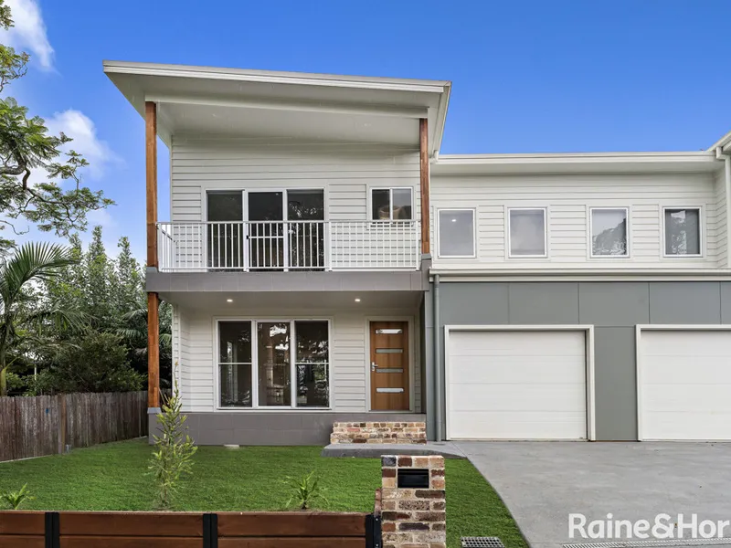 Brand New, Light Filled Duplex