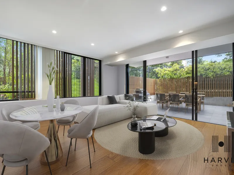 Private with garden outlook and Northeast aspect