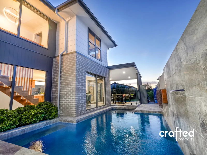 Luxury Double Storey Family Home + Bespoke Design overlooking Tranquil Pool (Land: 491m2)