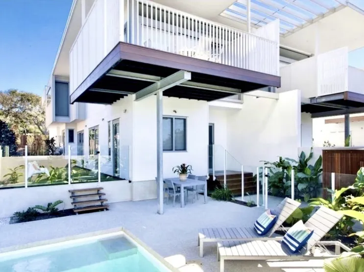 Stunning White & Timber Colour Scheme Beach House!