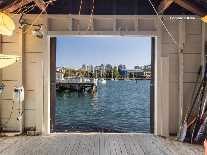 Contemporary waterfront living in prized location with city convenience